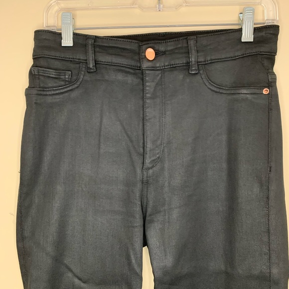 DL1961 Marianna Hewitt cropped black jeans. Size 30 - Picture 10 of 16